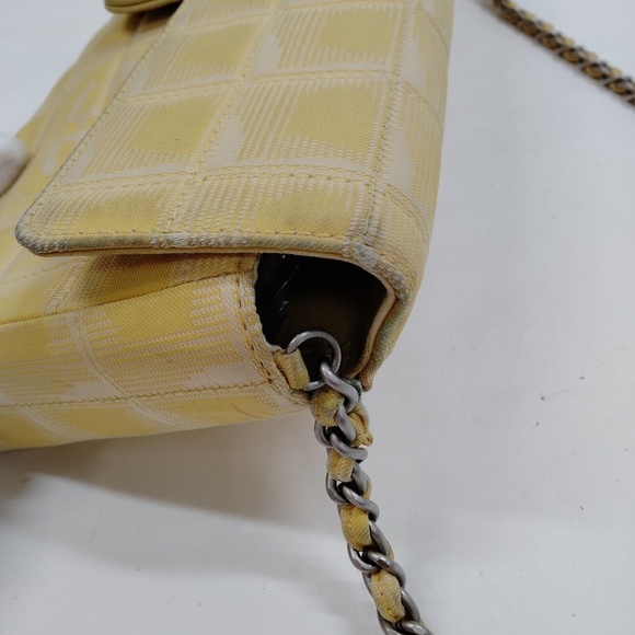Chanel Travel Line Yellow Nylon - Picture 6 of 13